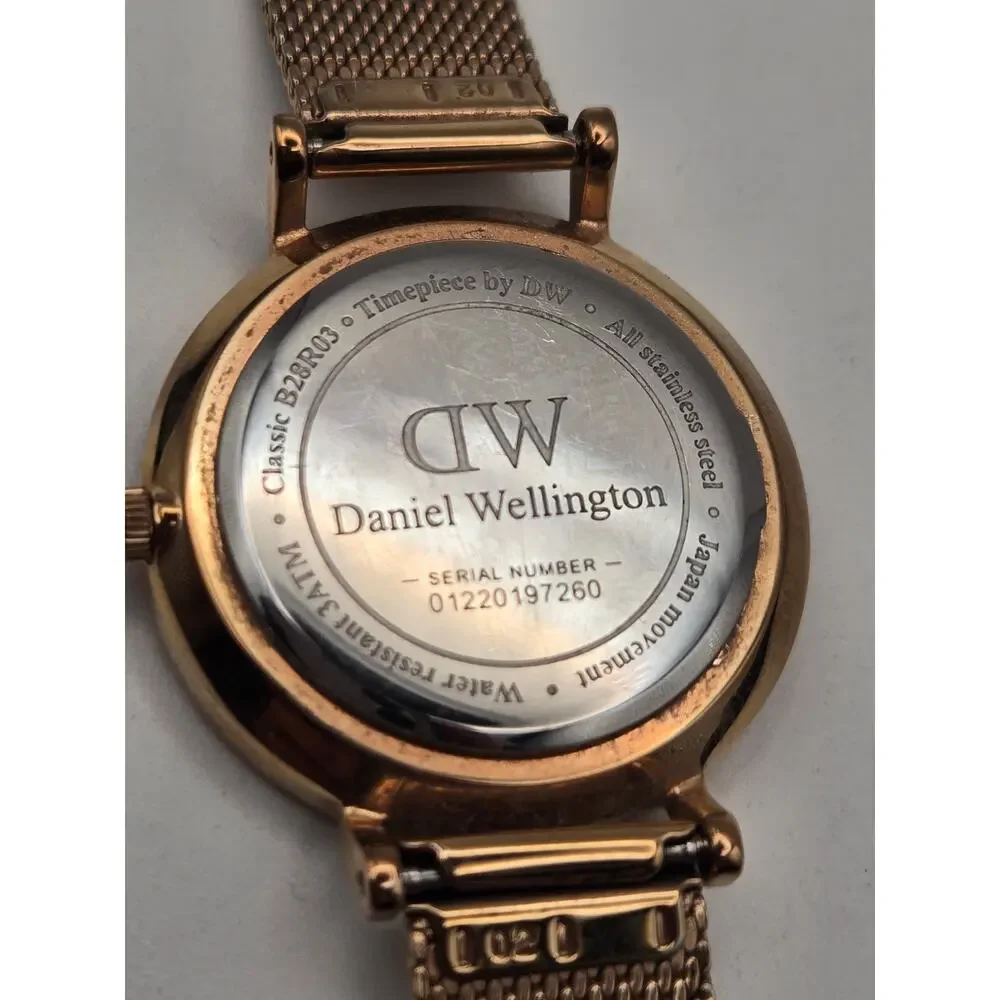 Daniel Wellington Classic B28R03 Rose Gold White Dial Watch